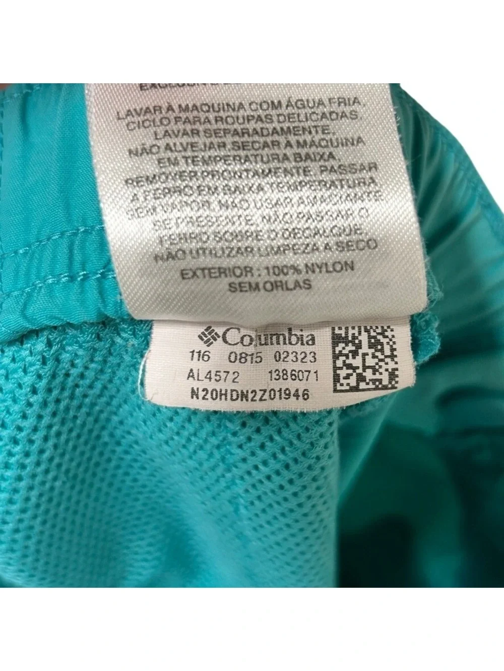 Columbia Women's Teal Sandy River Hiking Outdoor Court Shorts Size S